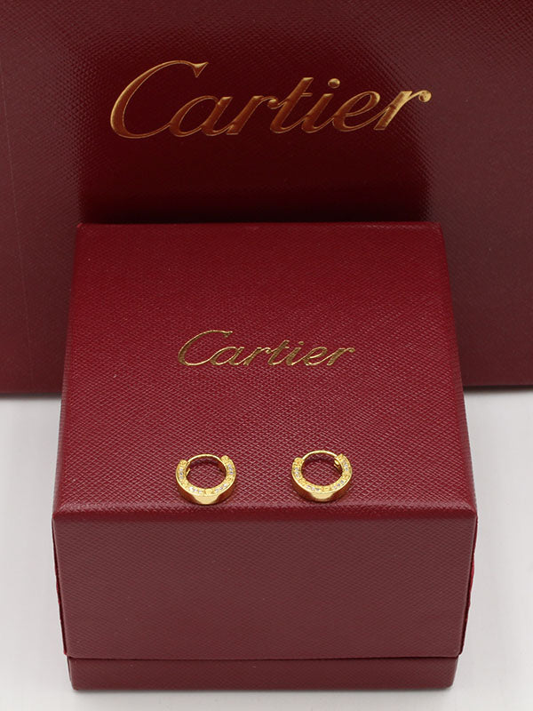 حلق كارتير فل زركون صغير حلق CARTIER