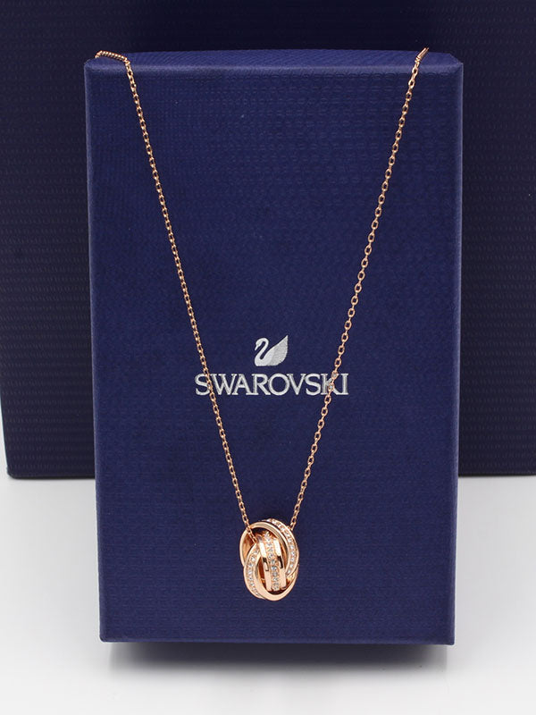سلسال سواروفسكي زركون سيركلز 2 سلسال Swarovski روز