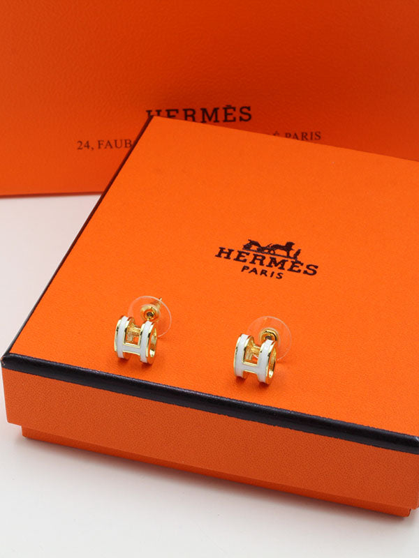 حلق هيرمز وايت صغير حلق HERMES