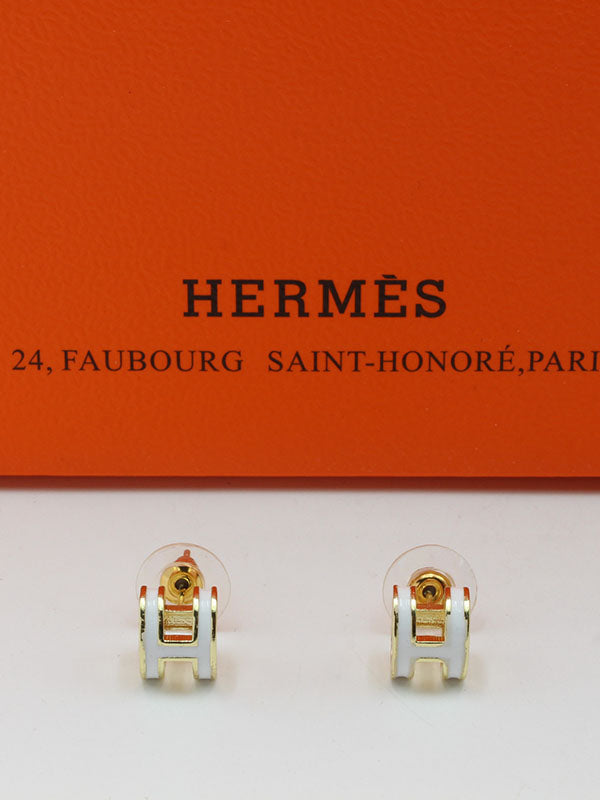 حلق هيرمز وايت صغير حلق HERMES