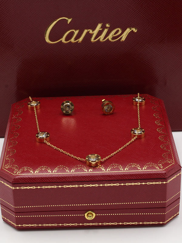 طقم كارتير ستونز لوف اطقم CARTIER ذهبي