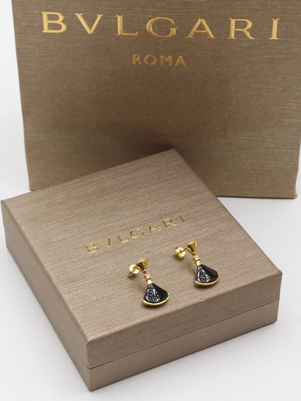 حلق بولغاري حجر طبيعي حلق bvlgari