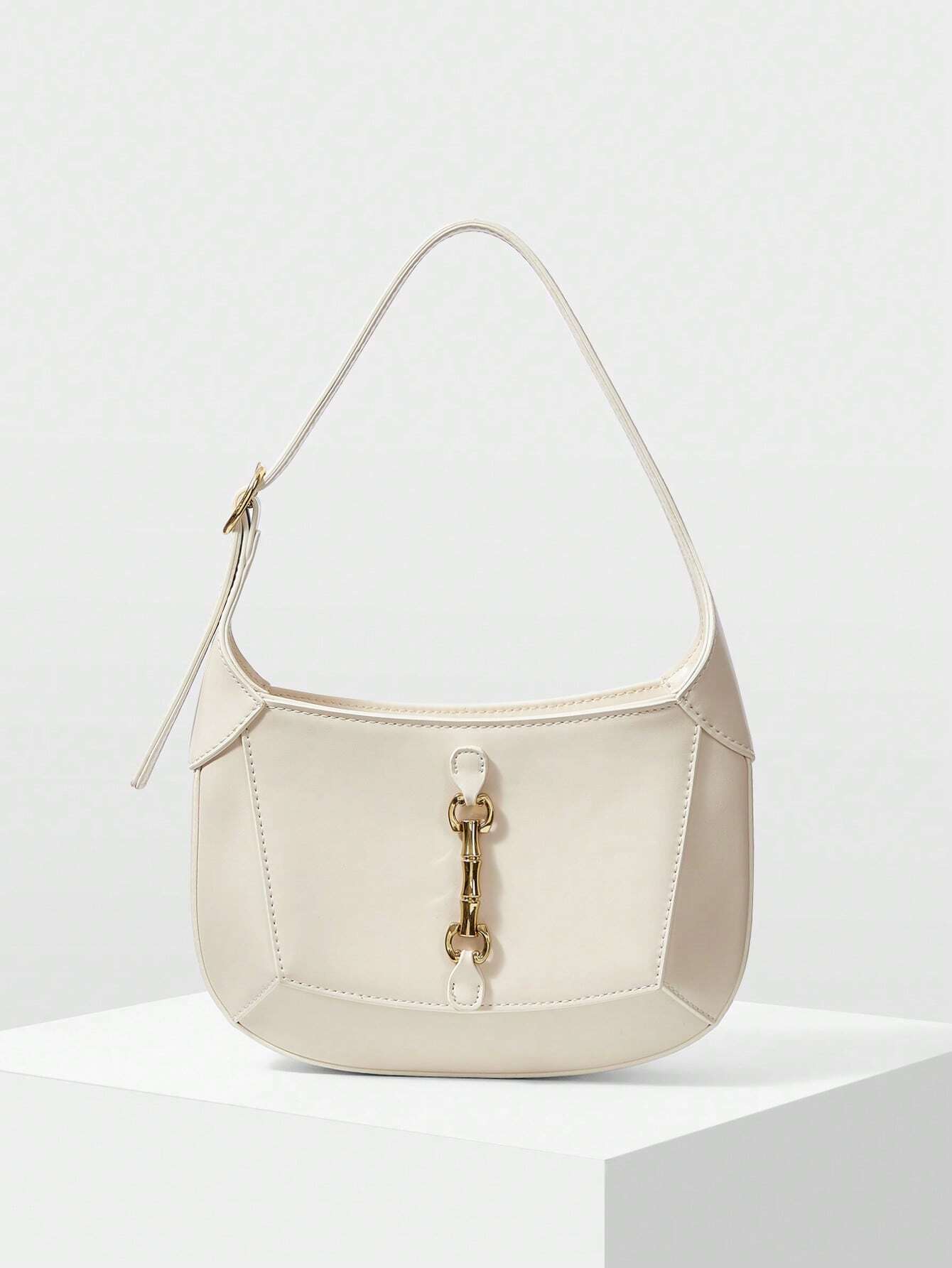 حقيبة كتف نسائية عصرية كريمي شنط وحقائب شنط