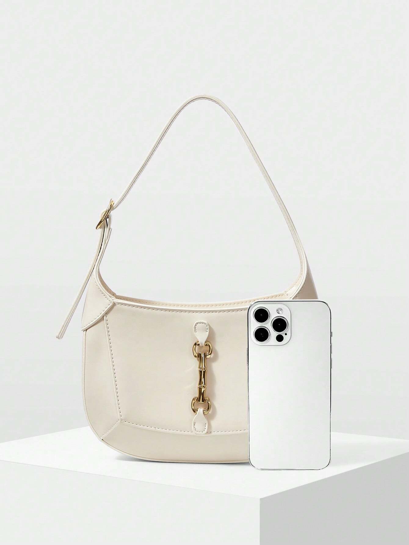 حقيبة كتف نسائية عصرية كريمي شنط وحقائب شنط