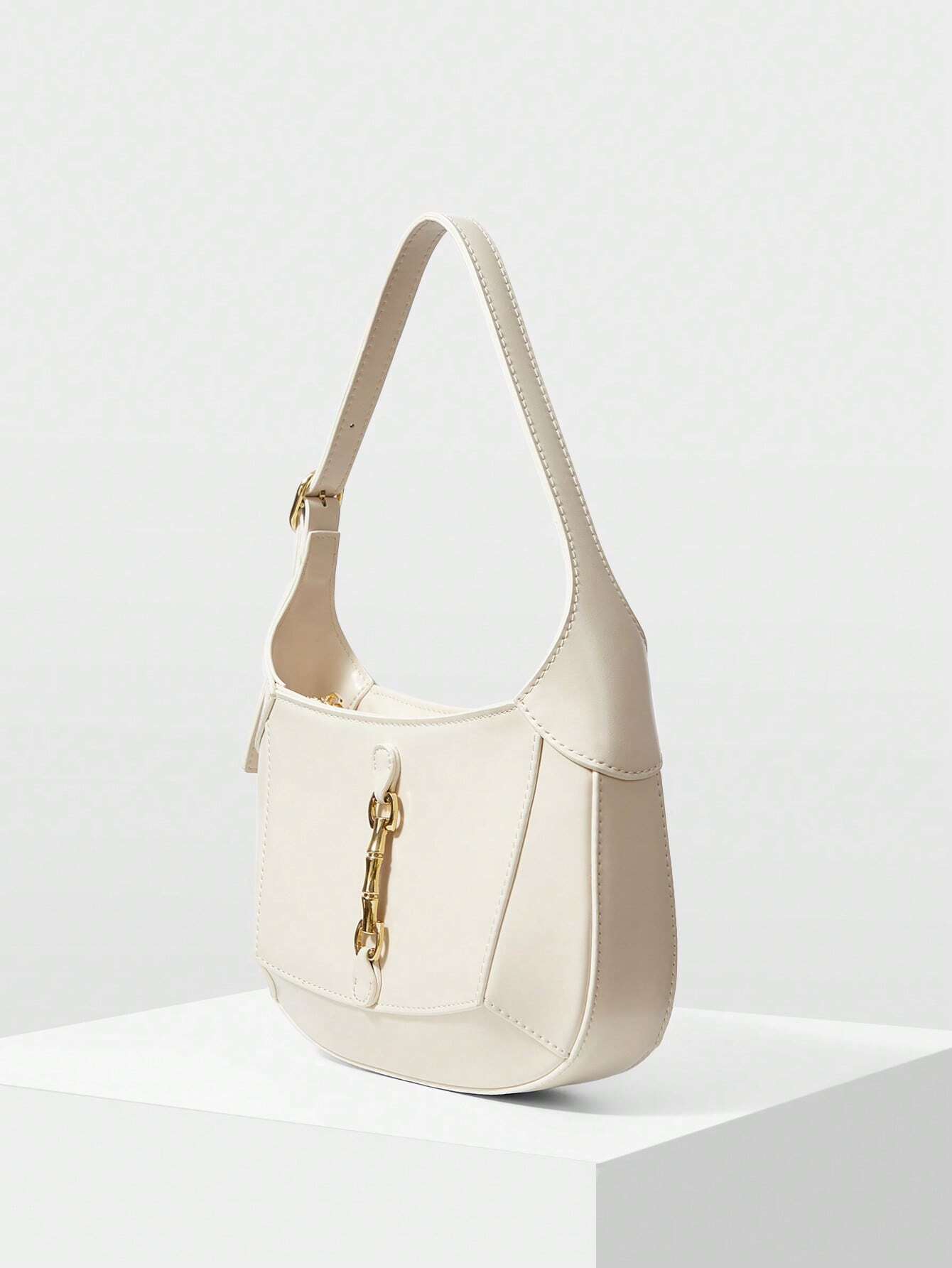 حقيبة كتف نسائية عصرية كريمي شنط وحقائب شنط