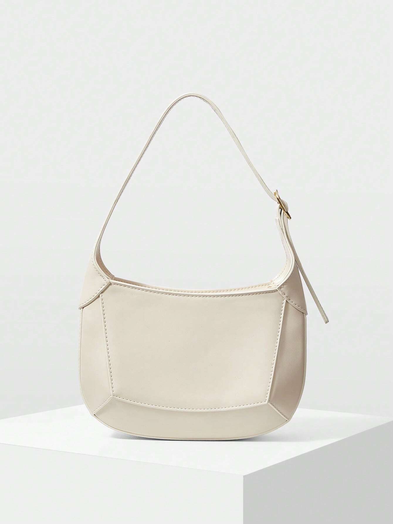 حقيبة كتف نسائية عصرية كريمي شنط وحقائب شنط