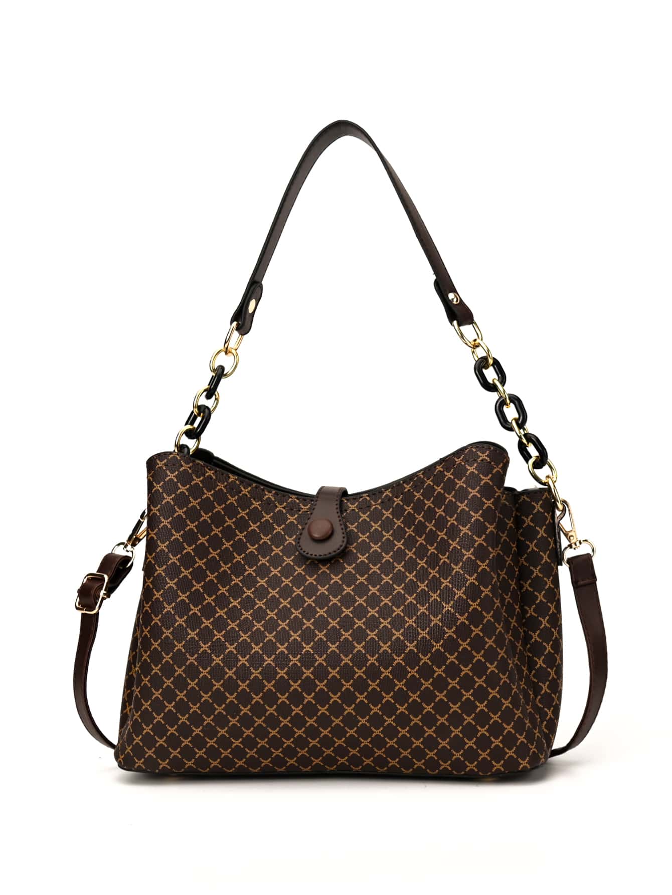 حقيبة كتف نسائية كلاسيكية متعددة الطبقات شنط وحقائب شنط