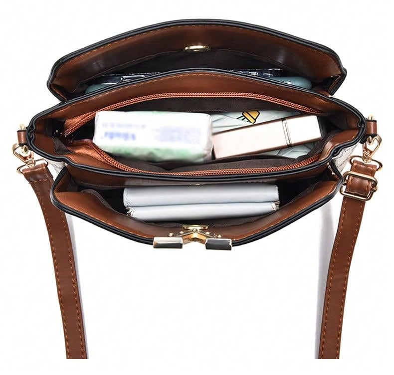 حقيبة جذابة بإبزيم مغناطيسي V شنط وحقائب شنط