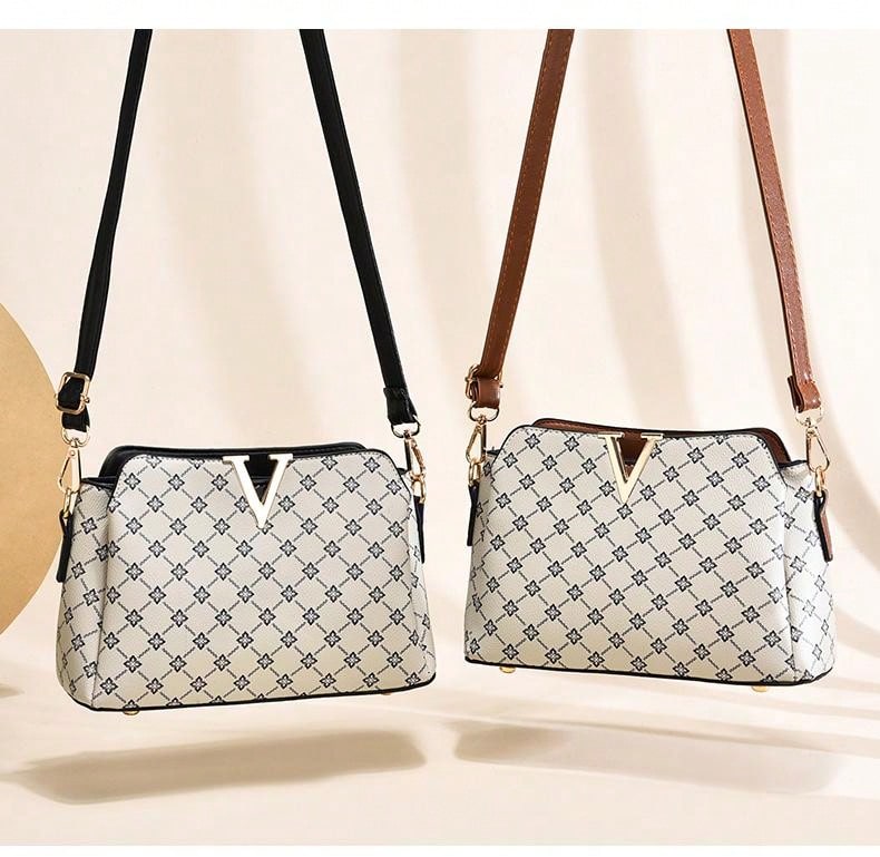 حقيبة جذابة بإبزيم مغناطيسي V شنط وحقائب شنط