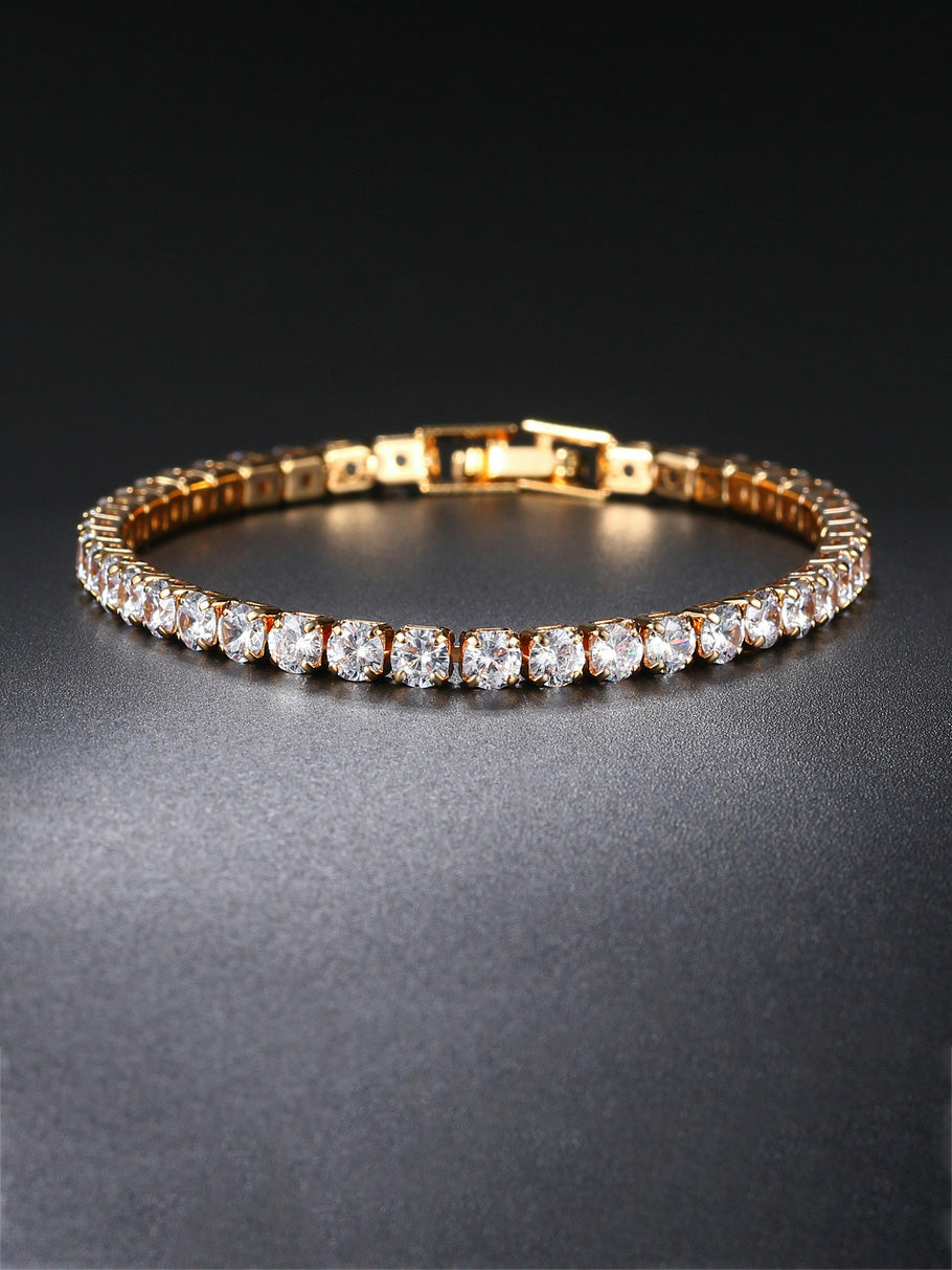 اسواره تنس 5 mm اسواره Swarovski ذهبي 17