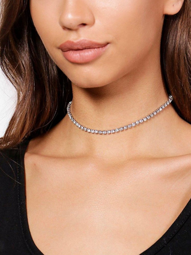 عقد تنس (مقاسات) سلسال Swarovski