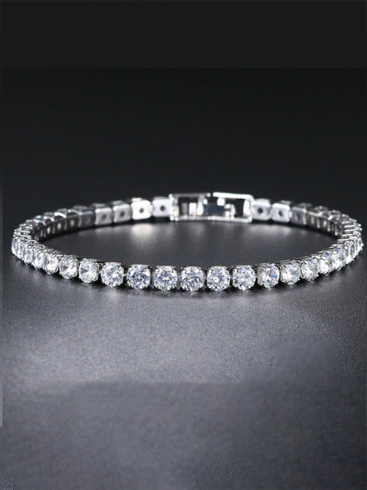 اسواره تنس 5 mm اسواره Swarovski فضي 17