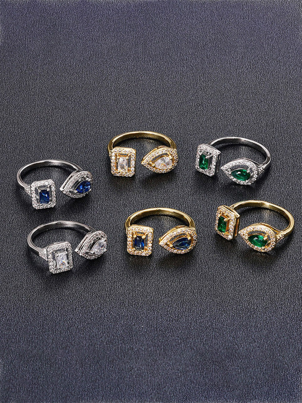 خاتم ميسيكا زركون ملتي ستون خواتم messika