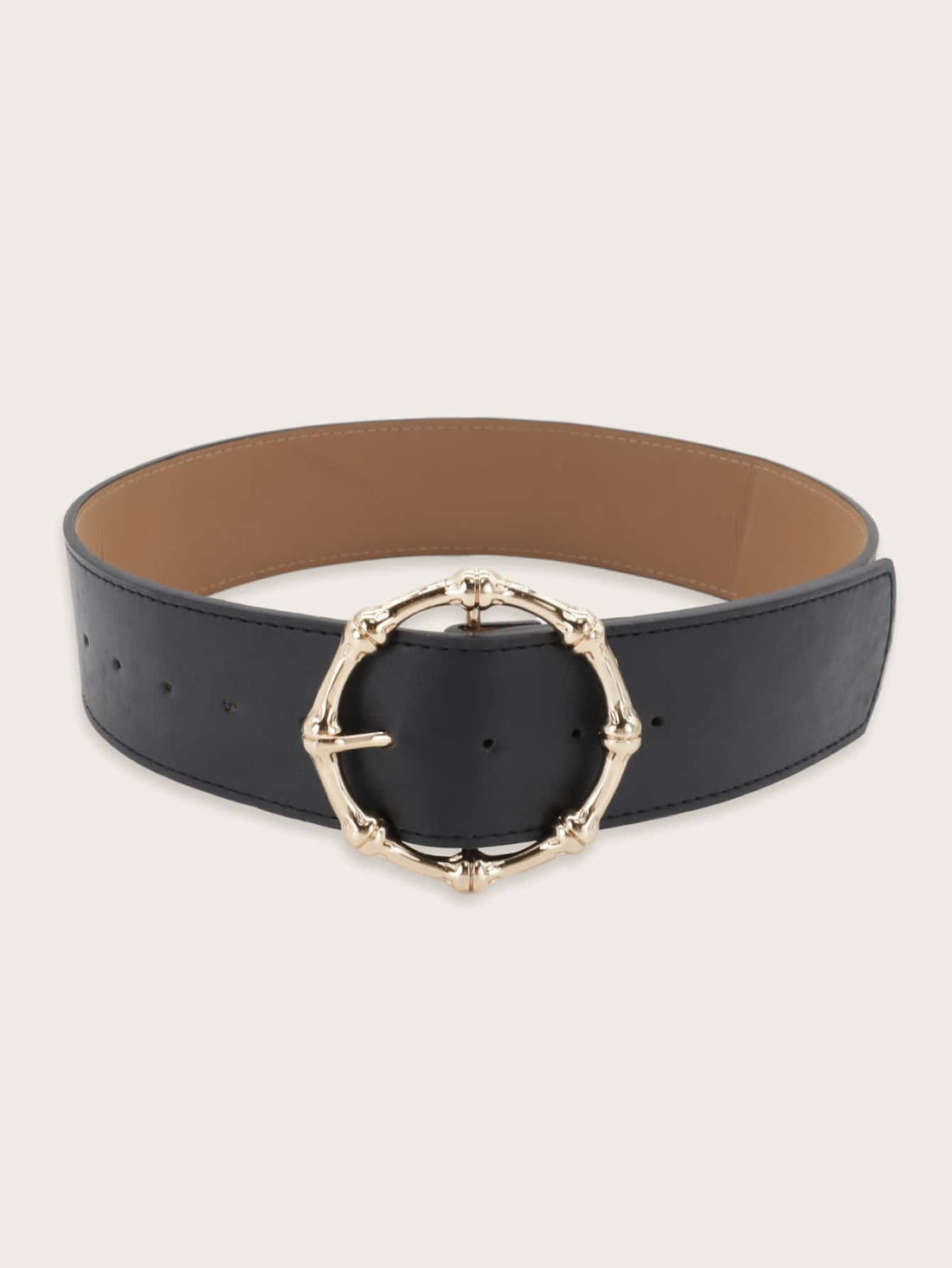 حزام سيركل قولد احزمة jewel اسود