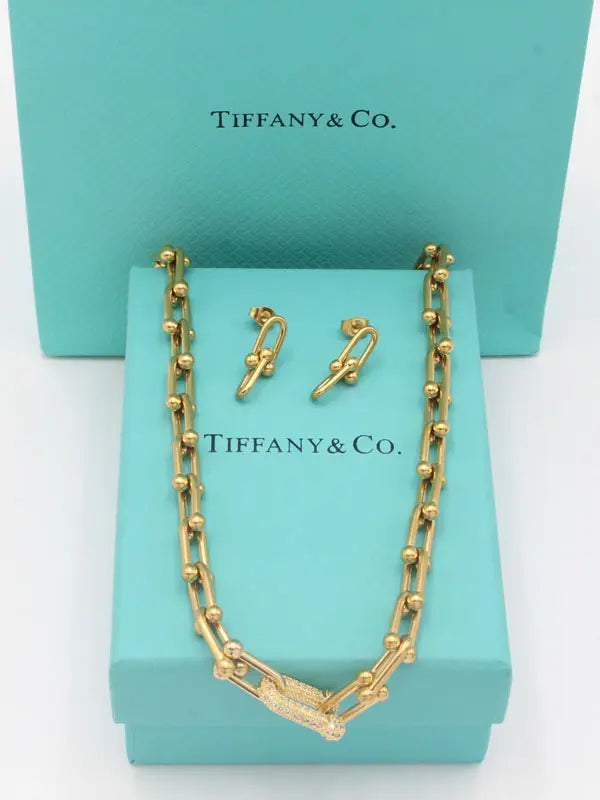 طقم تيفاني زركون 2 قطع اطقم tiffany