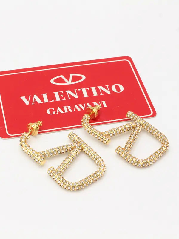 حلق فالنتينو كريستال كبير ماستر حلق VALENTINO