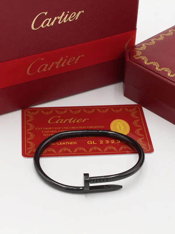 اساور كارتير رجالي بلاك لوقو اسواره CARTIER اسود 19