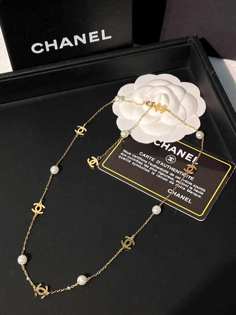 سلسال شانيل تشوكر طويل سلسال chanel