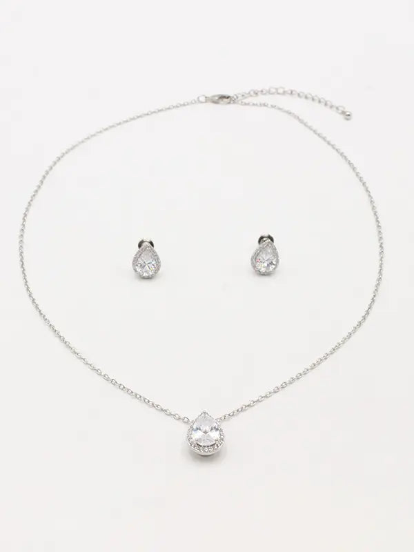 طقم دمعه زركون ناعم اطقم Swarovski