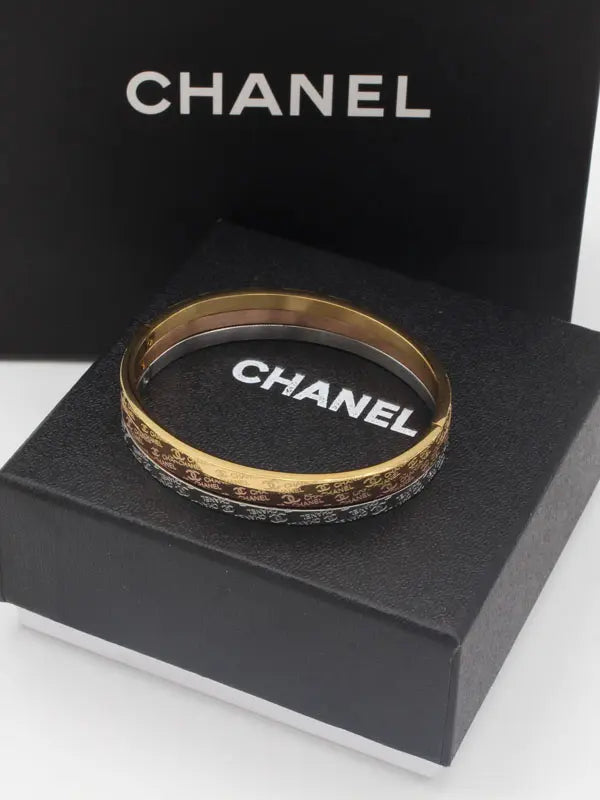 اساور شانيل ثلاثيه ميني لوقو slim اسواره chanel