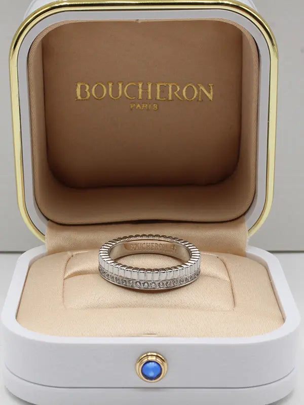 خاتم بوشرون زركون الجديد slim خواتم bucheron