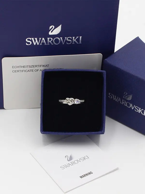 خاتم سواروفسكي هارت لوقو زركون خواتم Swarovski
