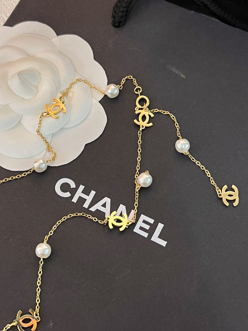 سلسال شانيل تشوكر طويل سلسال chanel