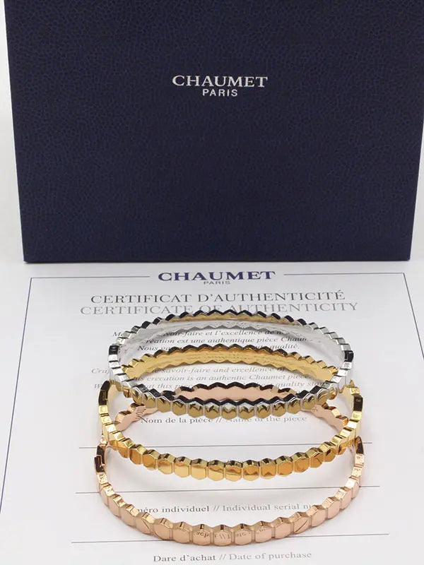 اساور شومية 3 قطع ملونه فلات اسواره chaumet