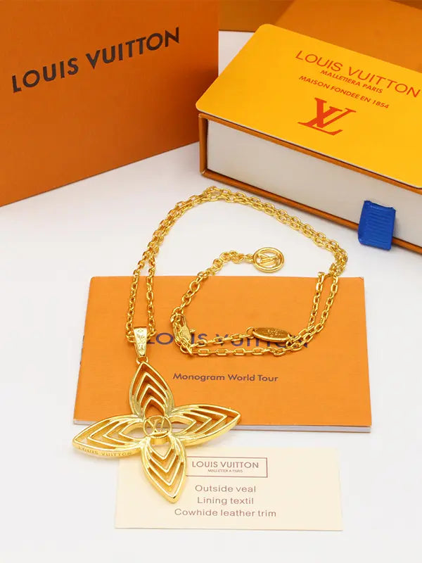 سلسال لويس فيتون ميتال لوقو سلسال louis vuitton ذهبي