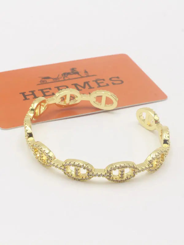 اساور هيرمز ماستر لوقو زركون اسواره HERMES