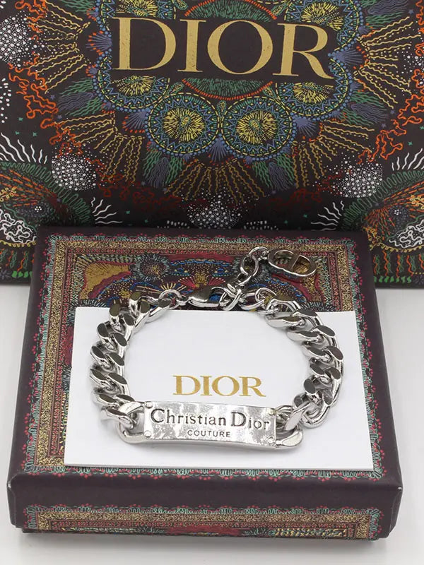 اساور ديور ماستر فضي جنزير اسواره dior فضي