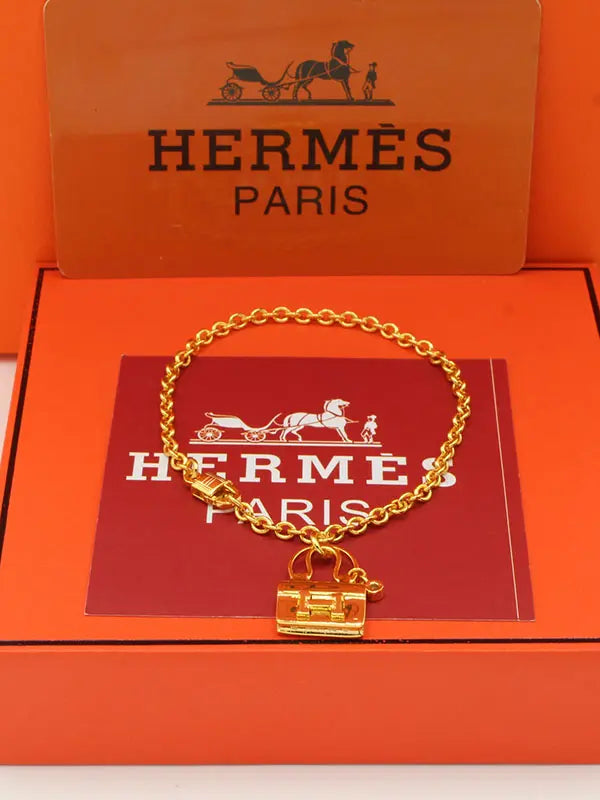 اساور هيرمز ماستر الجديد نيو كي اسواره HERMES ذهبي