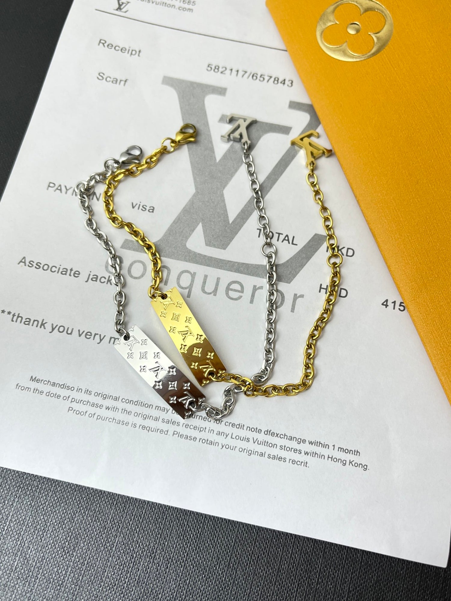 اساور لويس فيتون بيق شاين لوقو اسواره louis vuitton