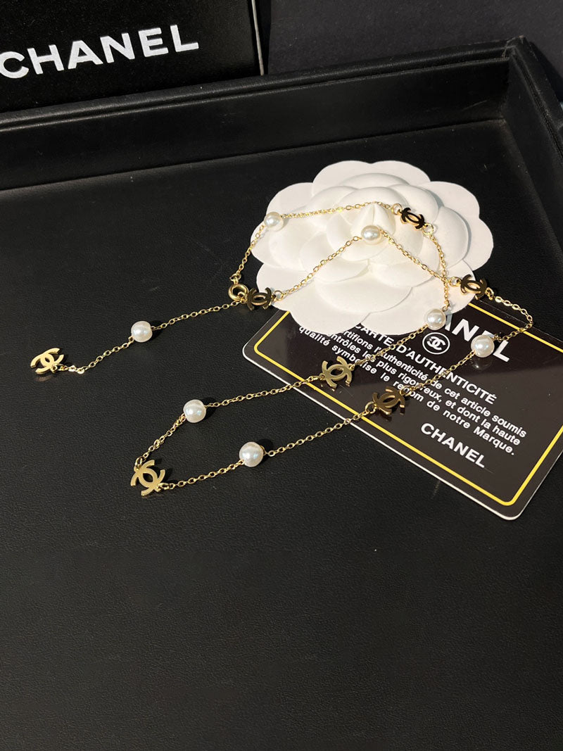 سلسال شانيل تشوكر طويل سلسال chanel