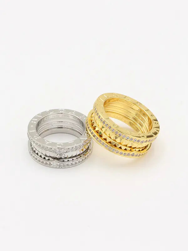 خاتم بولغاري زركون دبل ماستر خواتم bvlgari
