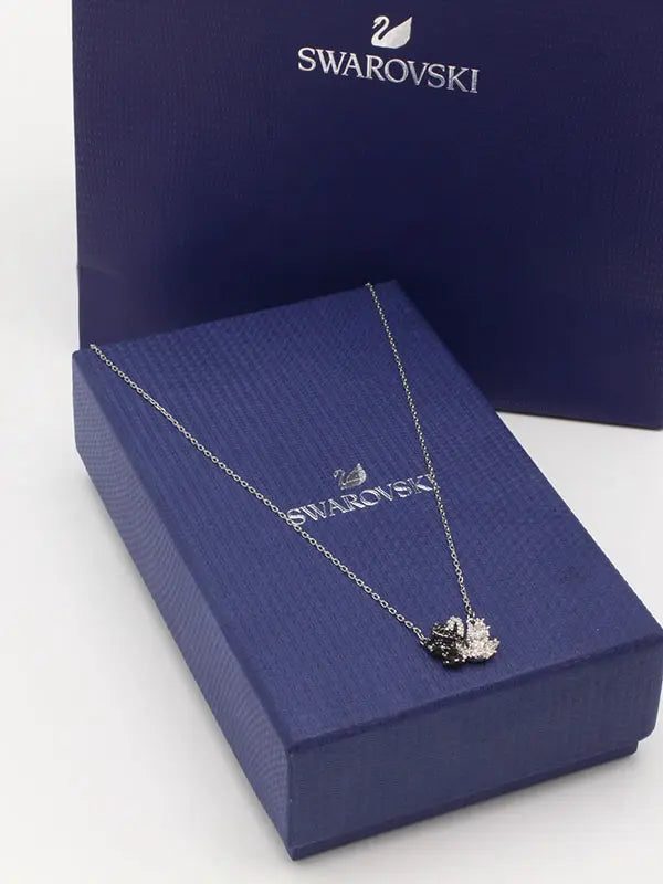 سلسال سواروفسكي الجديد صغير لوقو سلسال Swarovski