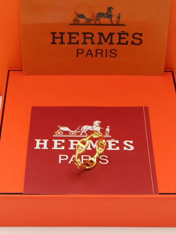 خاتم هيرمز ميتال لوقو SLIM خواتم HERMES