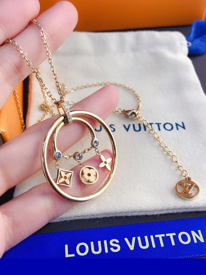 سلسال لويس فيتون دبل سيركلز سلسال louis vuitton