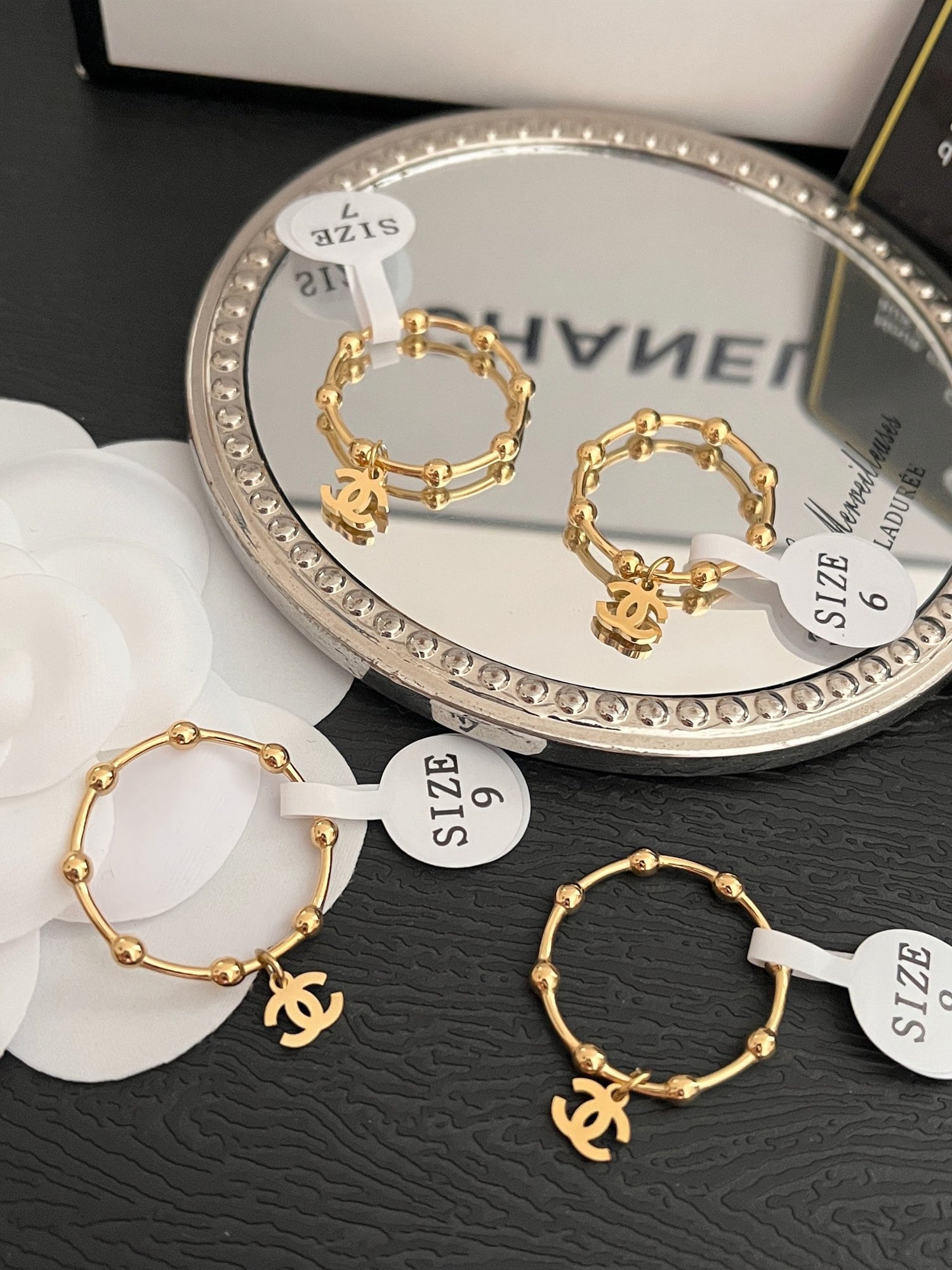 خاتم شانيل ناعم خواتم chanel