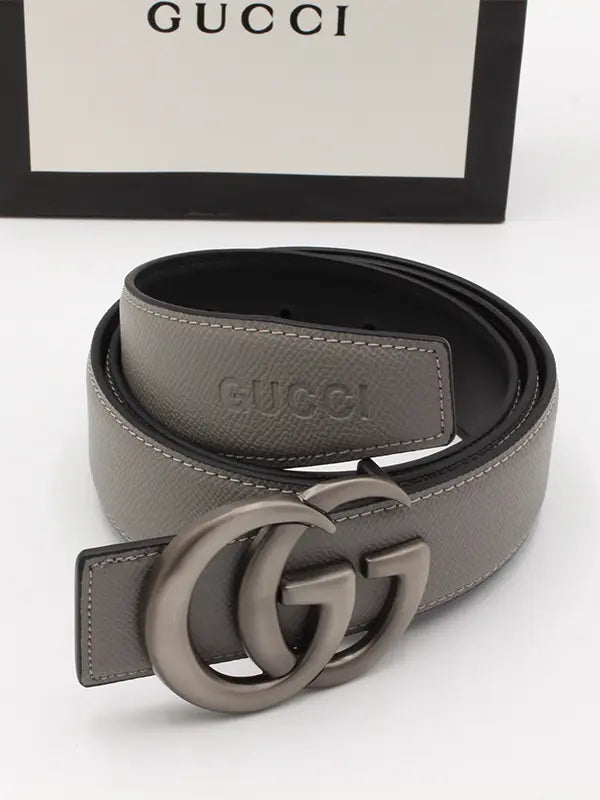 حزام قوتشي 016 احزمة gucci رمادي