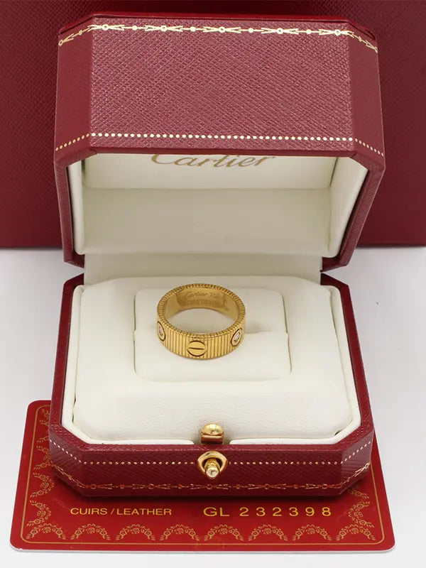 خاتم كارتير الجديد زركون لوقو خواتم CARTIER ذهبي 7