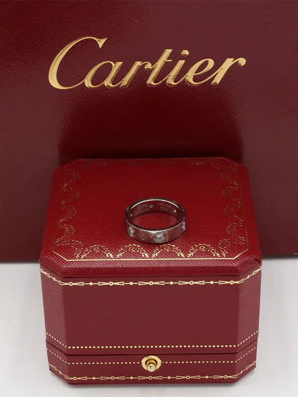 خاتم كارتير لوف فل زركون لوقو خواتم CARTIER