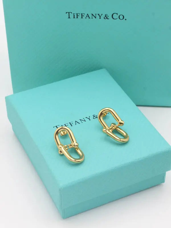 حلق تيفاني ميتال قولد حلق tiffany
