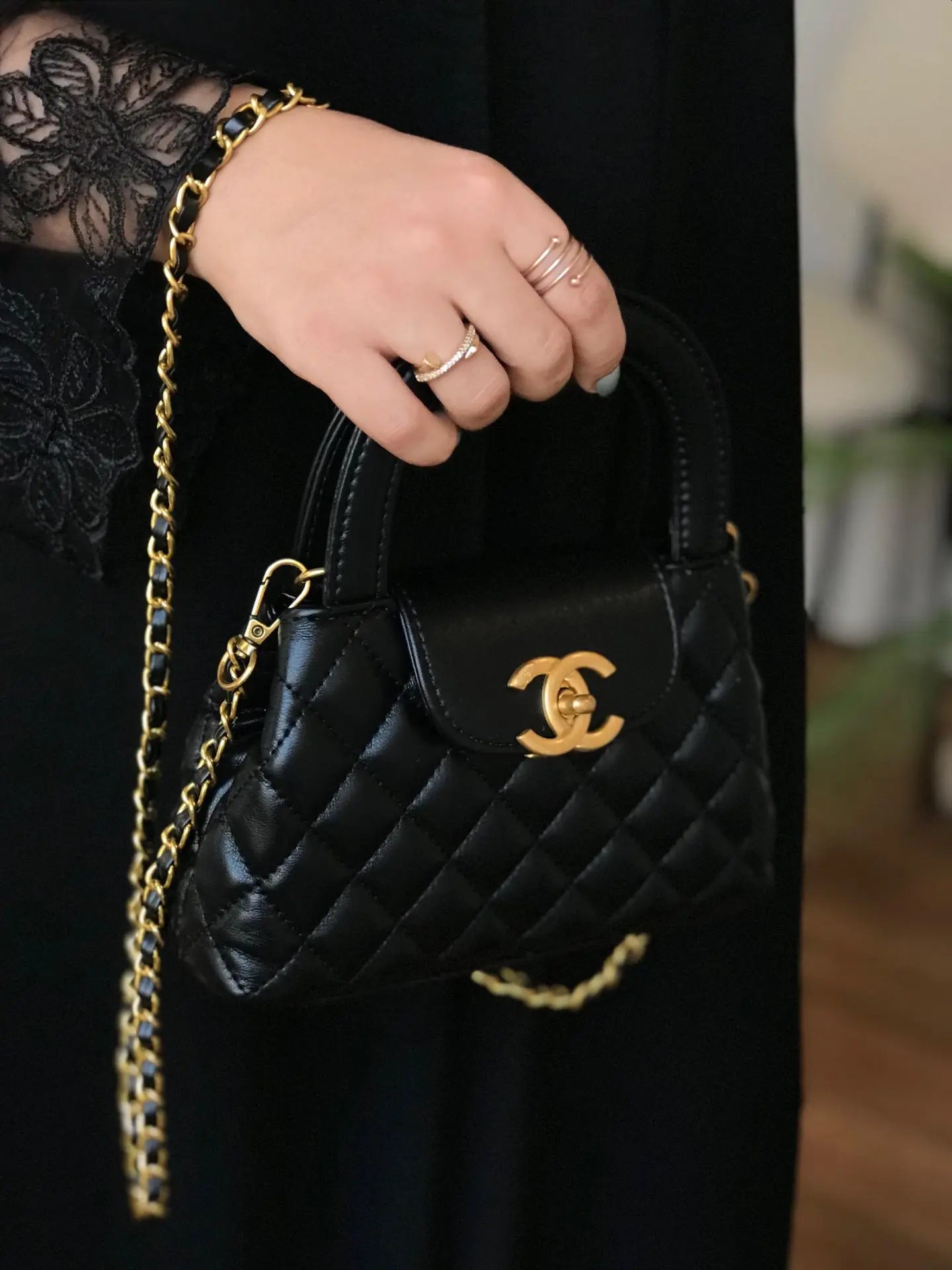 شنطة شانيل لولو بوتيك الماستر صغير شنط وحقائب chanel bags اسود