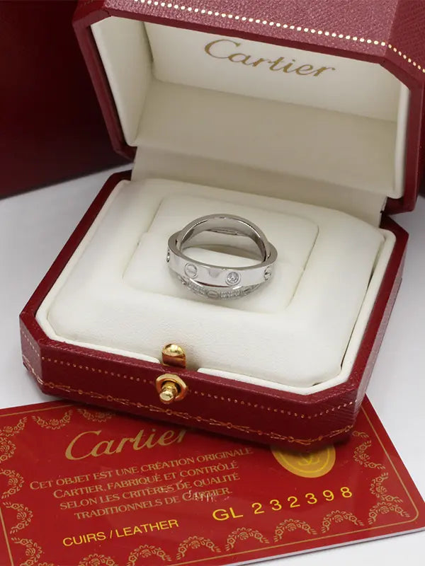 خاتم كارتير دبل لوقو الجديد زركون لوقو خواتم CARTIER