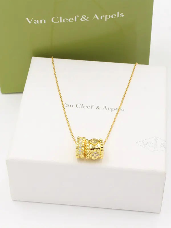 سلسال فان كليف 2 رينقز كبير لوقو سلسال van cleef