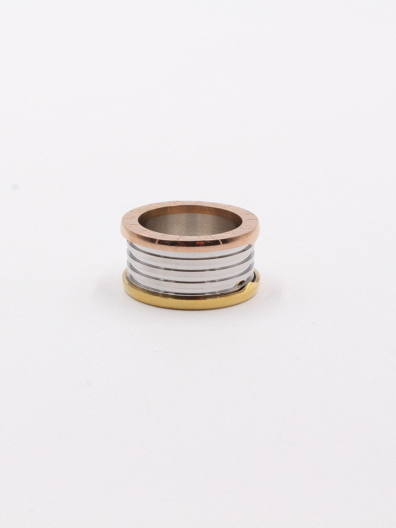 خاتم بولغاري عريض خواتم bvlgari ذهبي 6