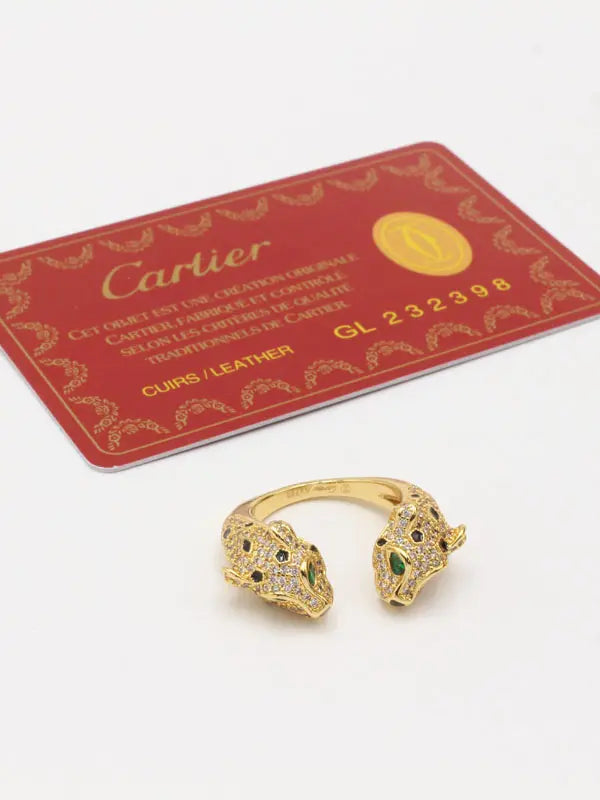 خاتم كارتير تايقر ميتال ماستر زركون خواتم CARTIER