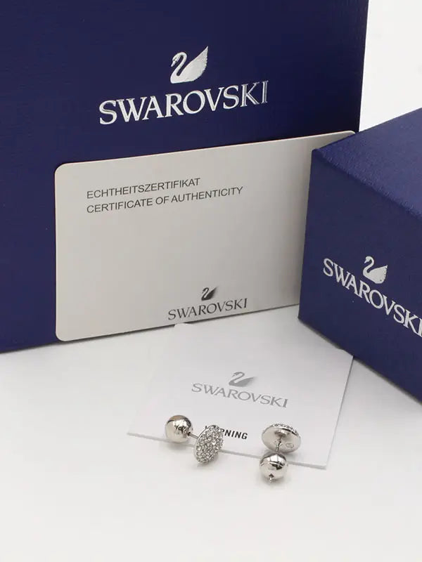 حلق سواروفسكي نيو ستون صغير لوقو حلق Swarovski