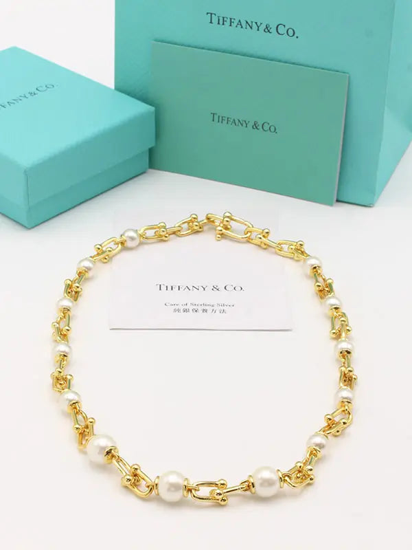 سلسال تيفاني الجديد بيرل ماستر 741 سلسال tiffany ذهبي